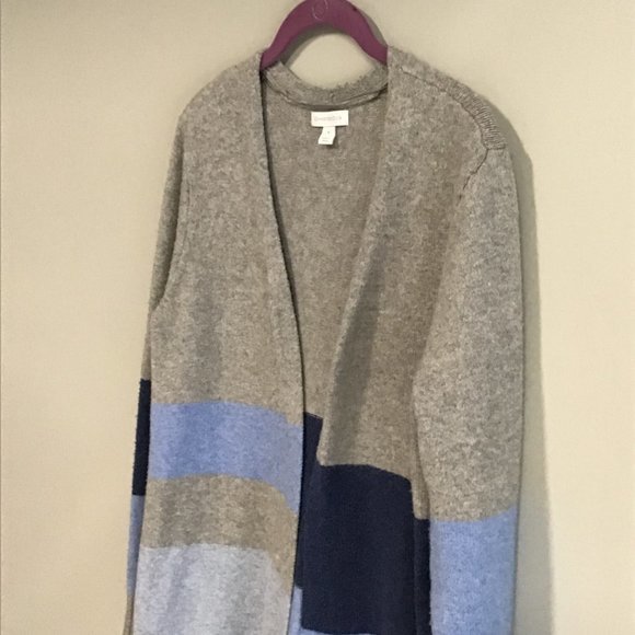 CHARTER CLUB chunky sweater/ Cardigan. Size Med - Picture 5 of 8